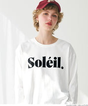 Tail cut assorted print cotton long sleeve T-shirt