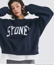 Side slit layered cotton T-shirt