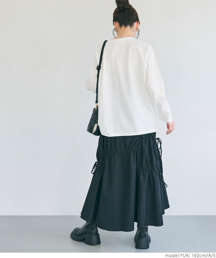 Flocked logo print T-shirt