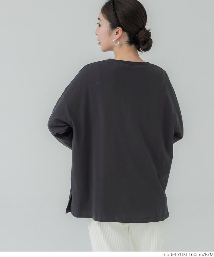 Flocked logo print T-shirt