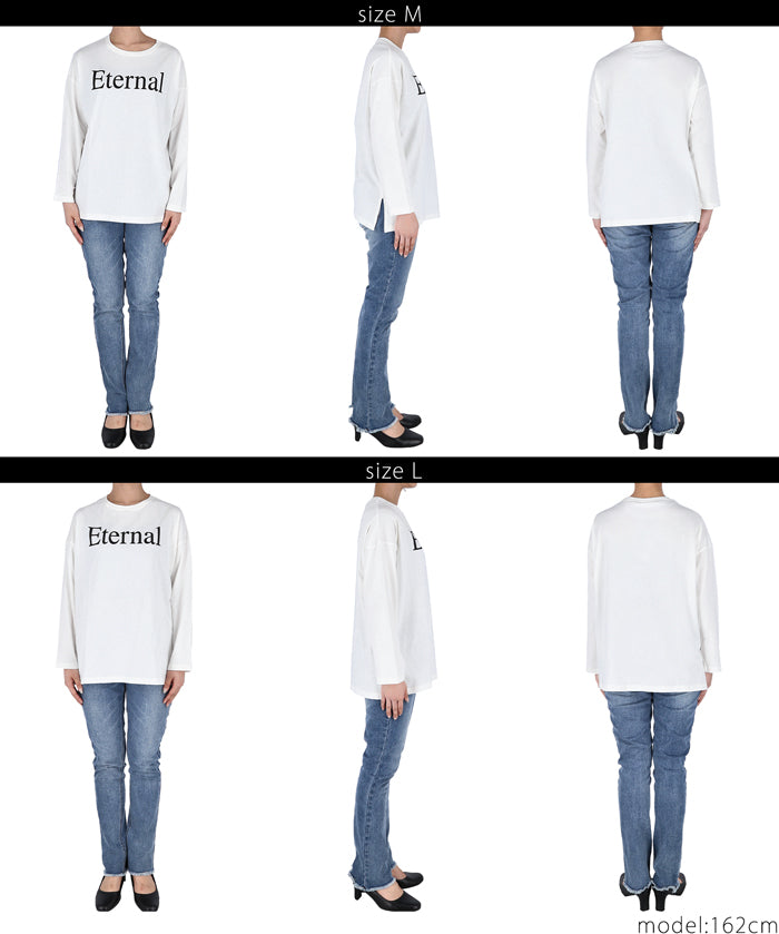 Flocked logo print T-shirt