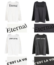 Flocked logo print T-shirt