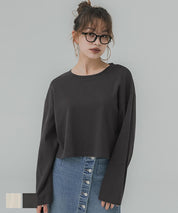 Heavyweight cropped top