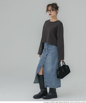 Heavyweight cropped top