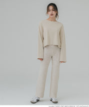 Heavyweight cropped top