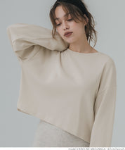 Heavyweight cropped top
