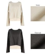 Heavyweight cropped top