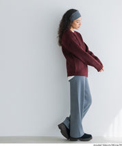 男裝純色絨感圓領長袖毛衣 男女通用