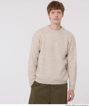 男裝純色絨感圓領長袖毛衣 男女通用