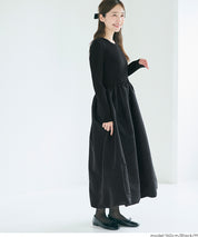 Knit docking balloon dress