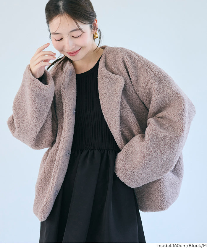 Knit docking balloon dress