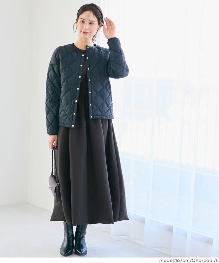 Knit docking balloon dress