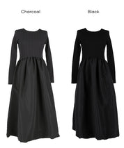 Knit docking balloon dress