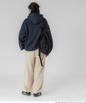 Sagara embroidery brushed lining hoodie