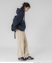 Sagara embroidery brushed lining hoodie