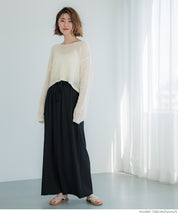 Wear a round neck long-sleeved short-sleeved hole shirt