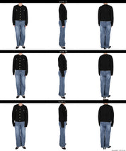 Gold button loop knit cardigan