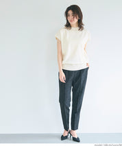 French Sleeves Turtleneck Light Knit Top