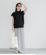 French Sleeves Turtleneck Light Knit Top