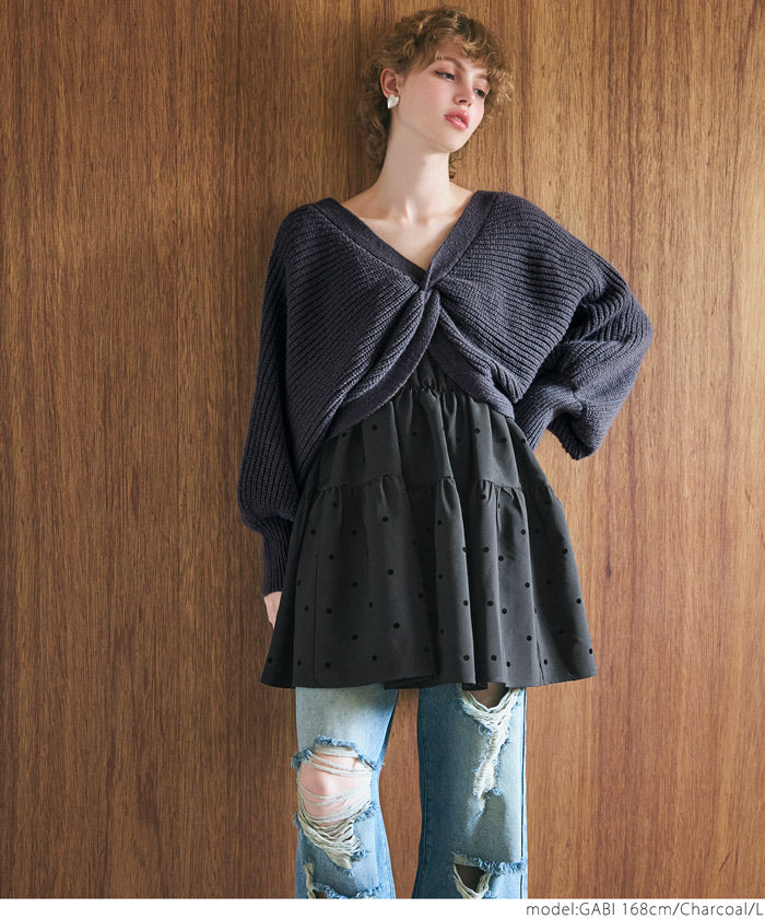 2way knit bolero