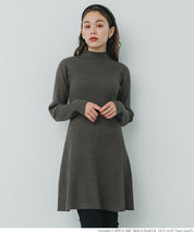 Ribbed knit mini dress