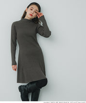 Ribbed knit mini dress