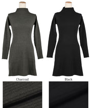 Ribbed knit mini dress