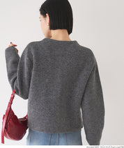 Double-face knit cardigan