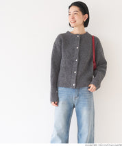 Double-face knit cardigan