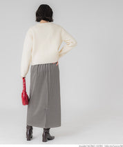 Double-face knit cardigan