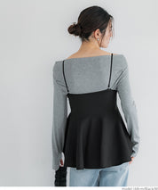 Lightweight and fluffy two-way strapless tube top