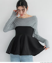 Lightweight and fluffy two-way strapless tube top