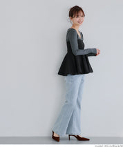 Lightweight and fluffy two-way strapless tube top