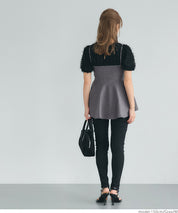 Lightweight and fluffy two-way strapless tube top