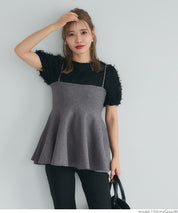 Lightweight and fluffy two-way strapless tube top