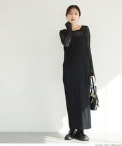 Japanese style lace see-through inner top