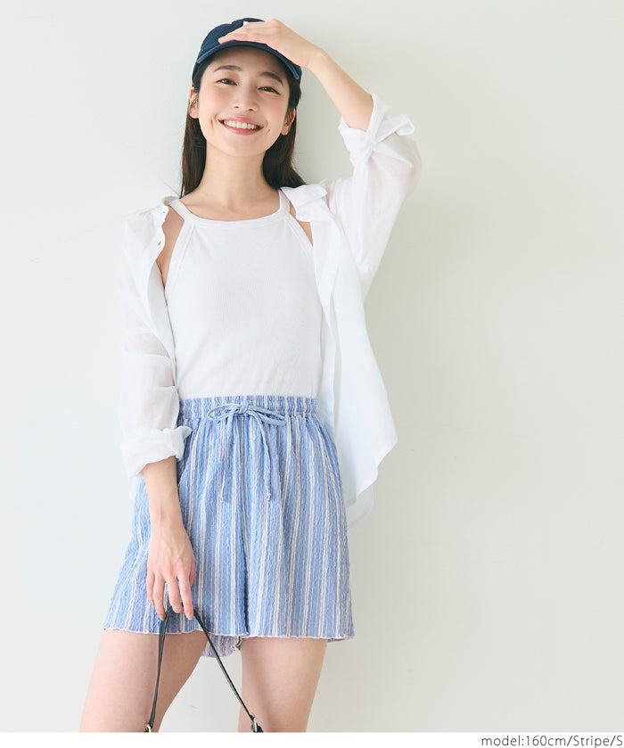 Elastic Willow Texture Lounge Shorts