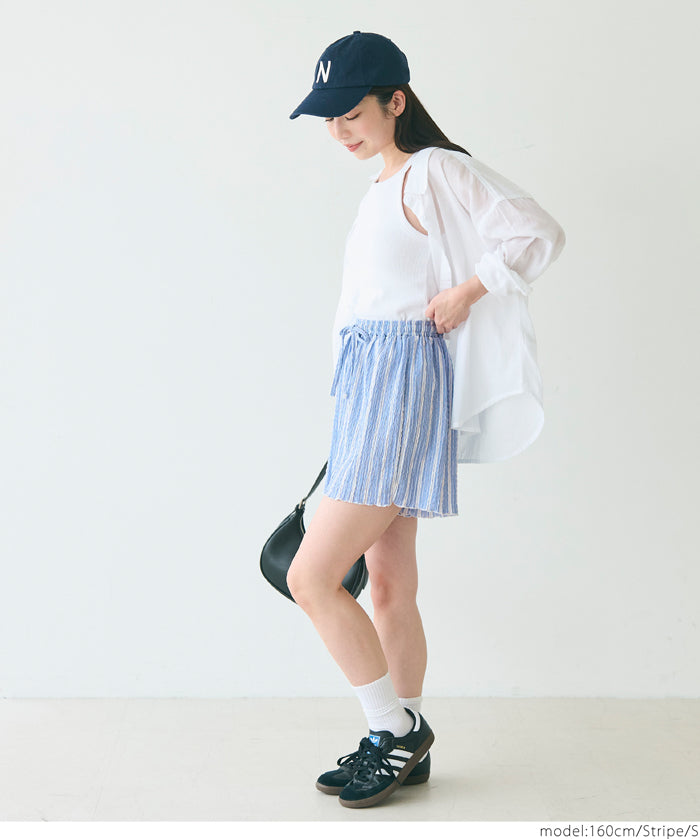 Elastic Willow Texture Lounge Shorts