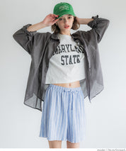 Elastic Willow Texture Lounge Shorts