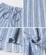 Elastic Willow Texture Lounge Shorts