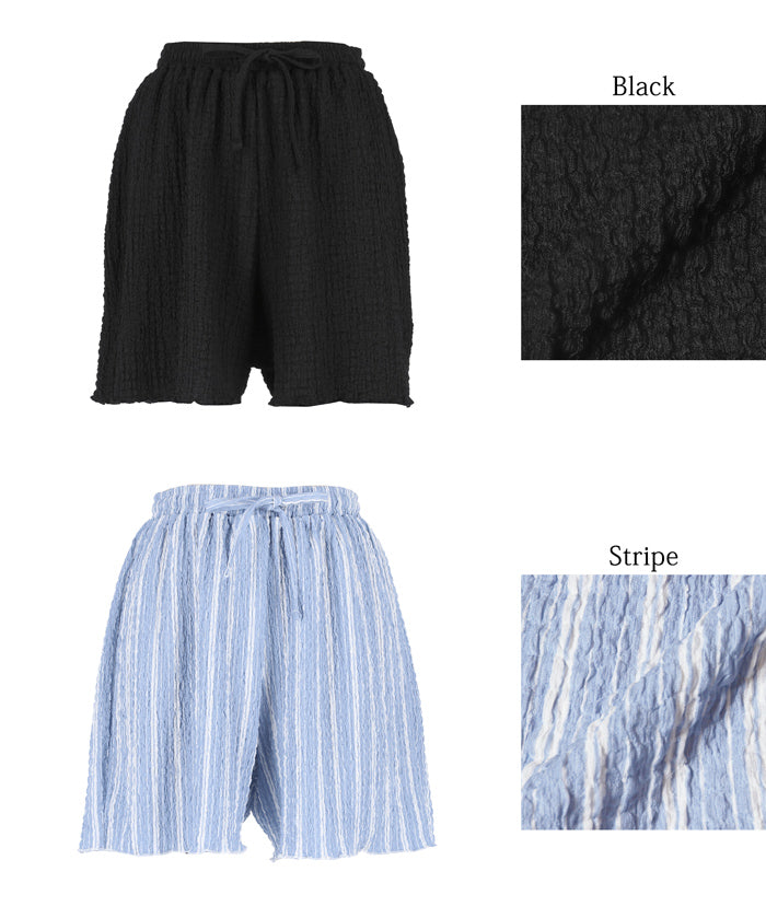 Elastic Willow Texture Lounge Shorts