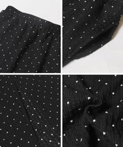 Elastic Willow Textured Straight Maxi Skirt