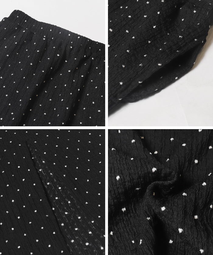 Elastic Willow Textured Straight Maxi Skirt