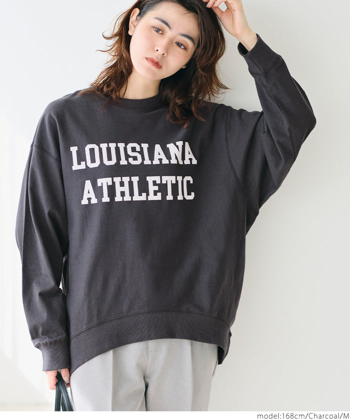 Vintage logo cotton long sleeve sweatshirt