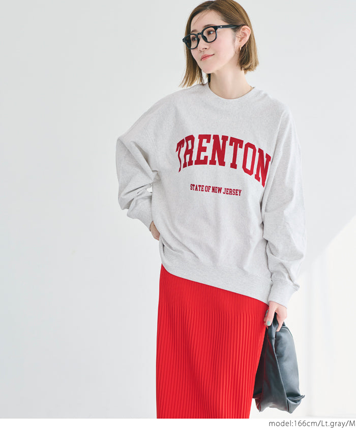 Vintage logo cotton long sleeve sweatshirt