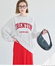 Vintage logo cotton long sleeve sweatshirt