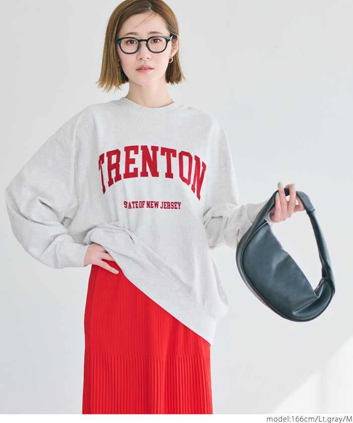 Vintage logo cotton long sleeve sweatshirt