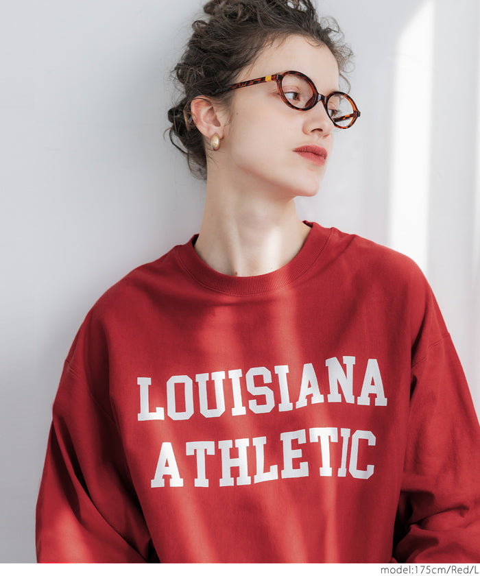 Vintage logo cotton long sleeve sweatshirt