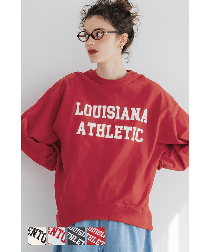 Vintage logo cotton long sleeve sweatshirt