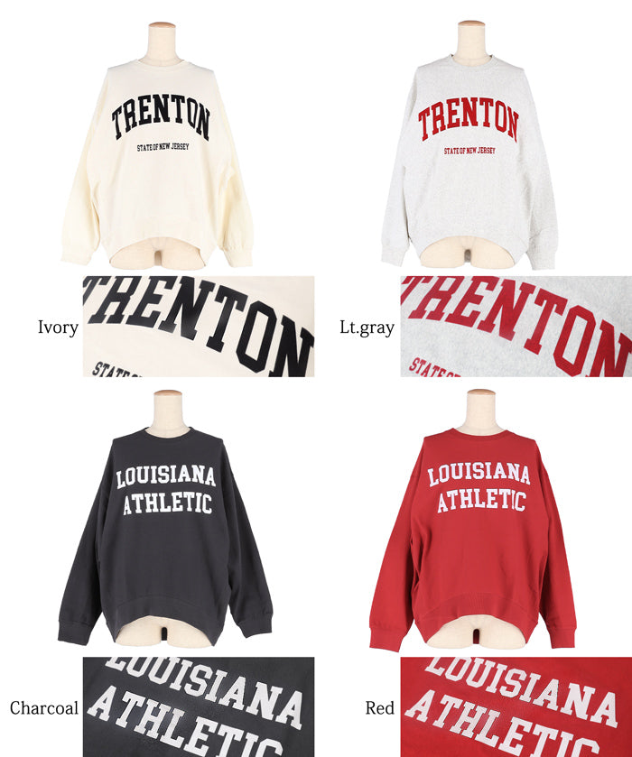 Vintage logo cotton long sleeve sweatshirt